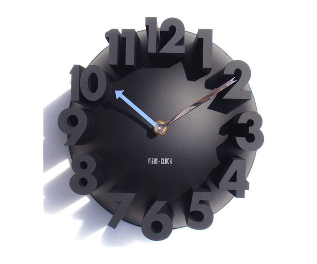 Big Digits 3D Quartz Wall Clock