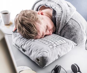 Computer Keyboard Geek Nap Plush Pillow