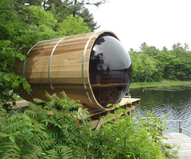 Panoramic View Barrel Sauna