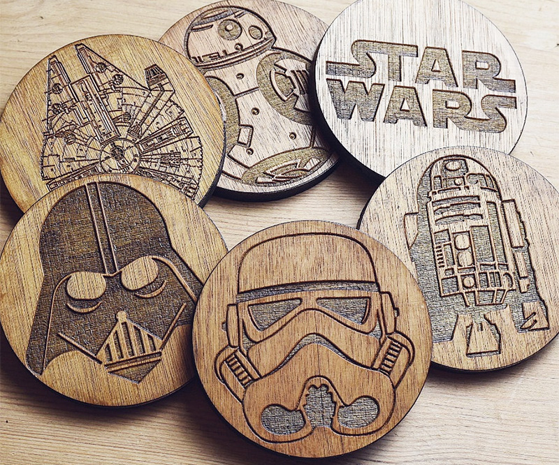 Star Wars Inspired Coasters