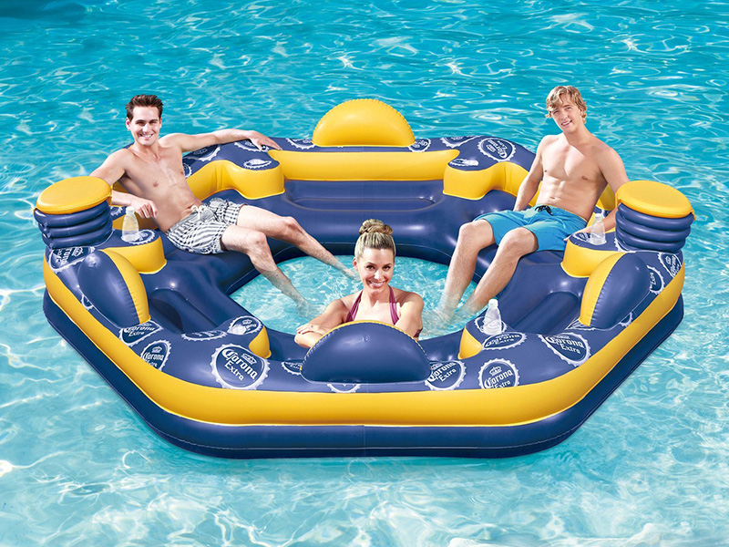 Corona 6-Person Giant Inflatable Island Raft