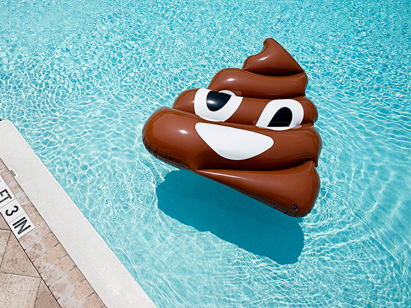 Poop Emoji Pool Float