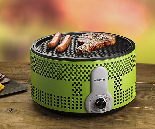 Portable Smokeless Charcoal Electric BBQ Grill