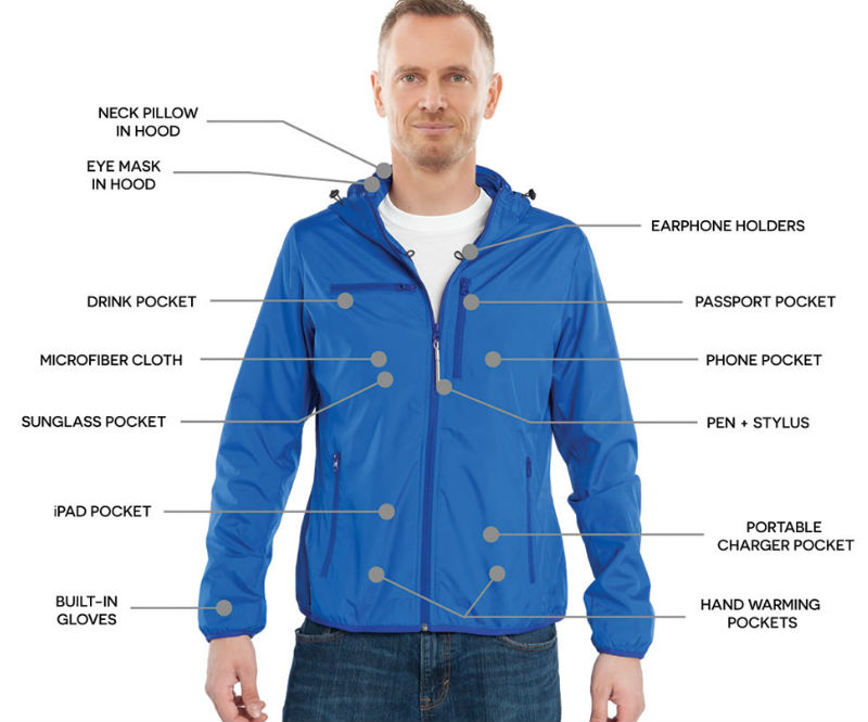 12 Feature Travel Jacket