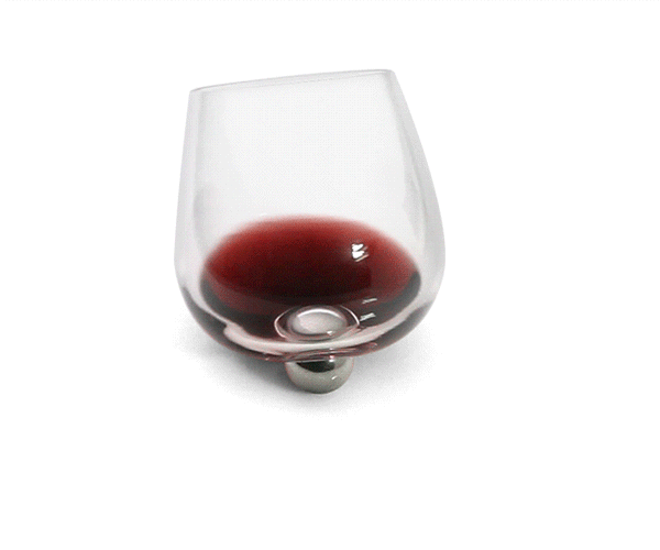 Spinning Aura Wine Glass