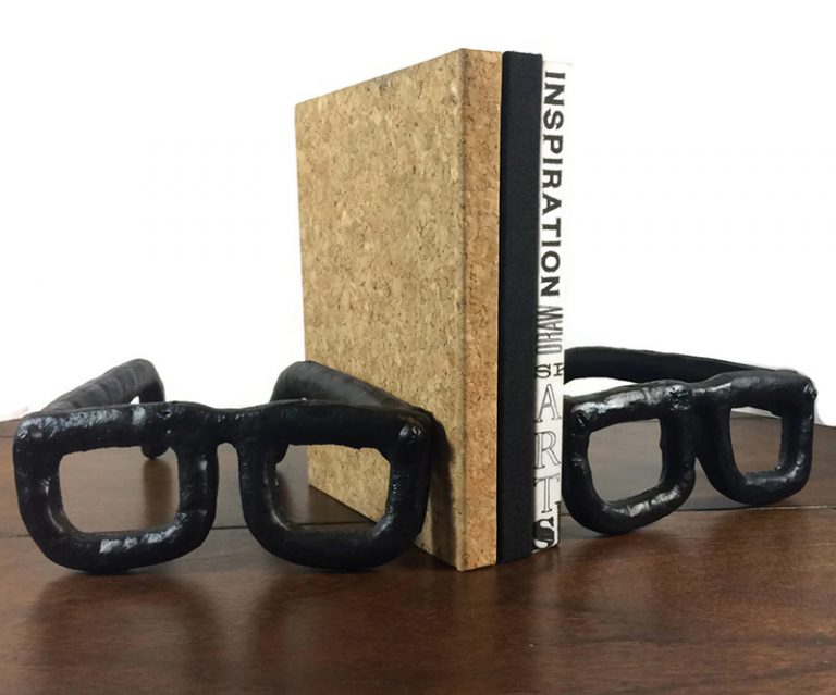 Cast Iron Spectacle Bookends