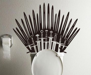 Game of Throne Toilet Decal