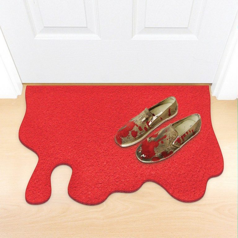 Red Blood Spill Doormat