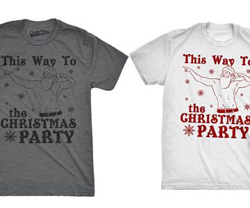 This Way To The Christmas Party UniSex Tee