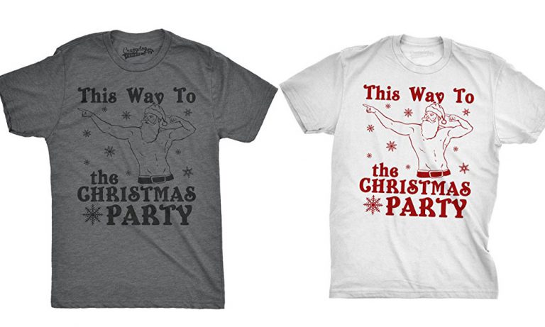 This Way To The Christmas Party UniSex Tee