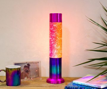 Rainbow Glitter Lava Lamp