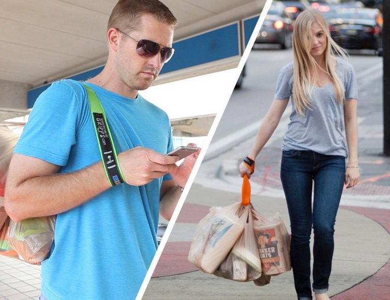 Grocery Gripps Shopping Bag Carrier