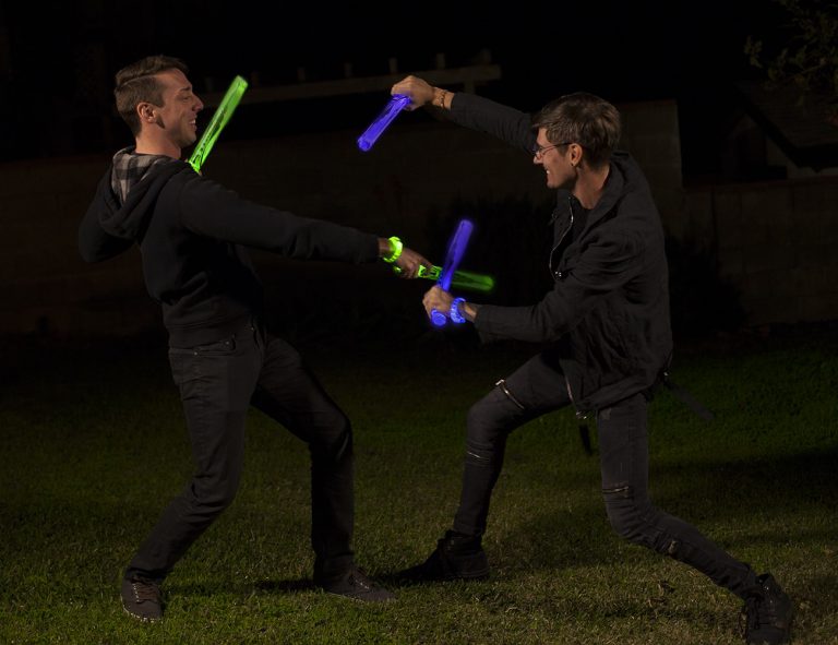 Glow Battle An interactive Light-Up Sword Game