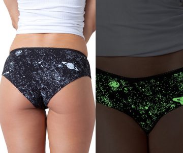 Glow in The Dark Galaxy Underwear