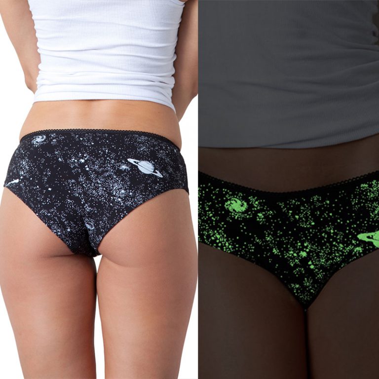 Glow in The Dark Galaxy Underwear