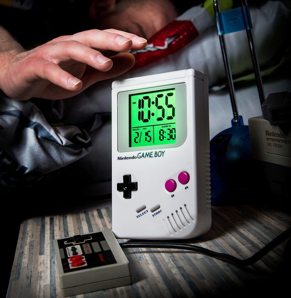 Nintendo Game Over Game Boy Alarm Clock