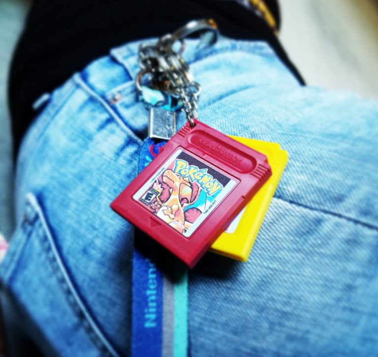 Pokemon Cartridge Keychains