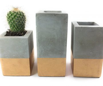 The Only Square Concrete Succulent Planters you Need for your Patio Veranda or Garden!